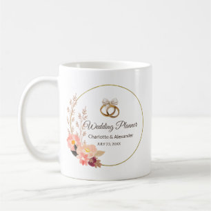 Mug Anneaux élégants Mariage Or Personnalisé