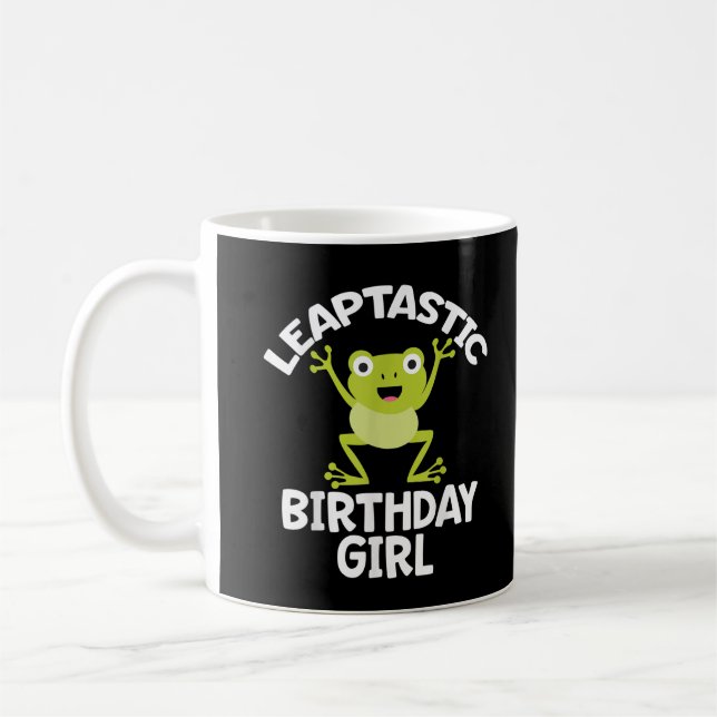 Mug Année bissextile Anniversaire Fille amusant jeu de (Gauche)