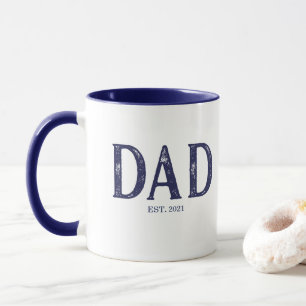 Mug Année Blue Dad de la Marine