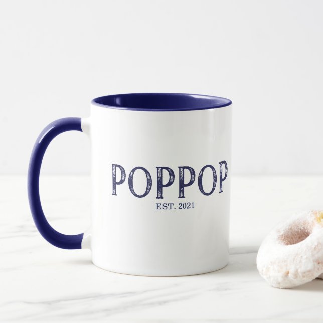 Mug Année Blue PopPop (Avec donut)