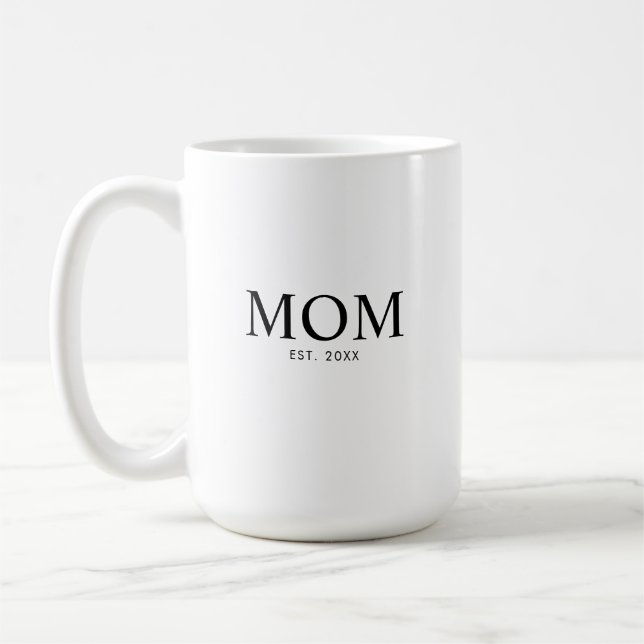 Mug Année de création de maman (Gauche)