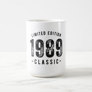 Mug Année de naissance 1989 Classique