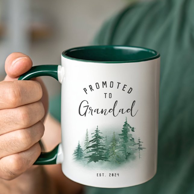 Mug Année de promotion au rang de papi Est. (Créateur téléchargé)