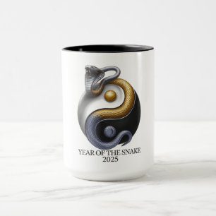 Mug Année du serpent 2025 Yin et Yang