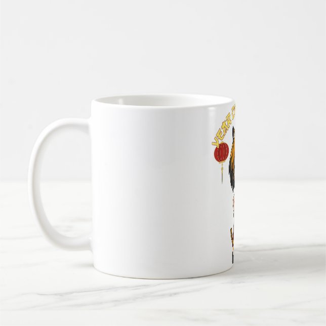 Mug Année du tigre chinois Zodiac Lunaire Nouvel An An (Gauche)