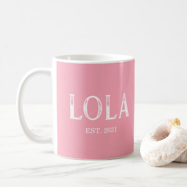 Mug Année Pink Lola (Avec donut)