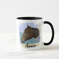 “Annie” – Portrait d'un cheval - Personnalisez le
