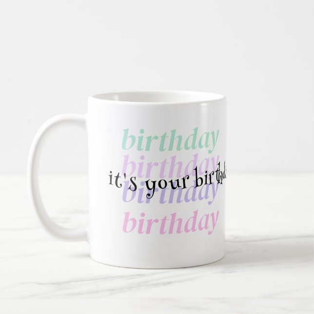 Mug anniversaire (Gauche)