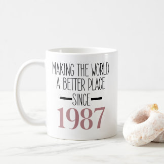 Mug Anniversaire 1987 40 40 ans Femme Grande Mère