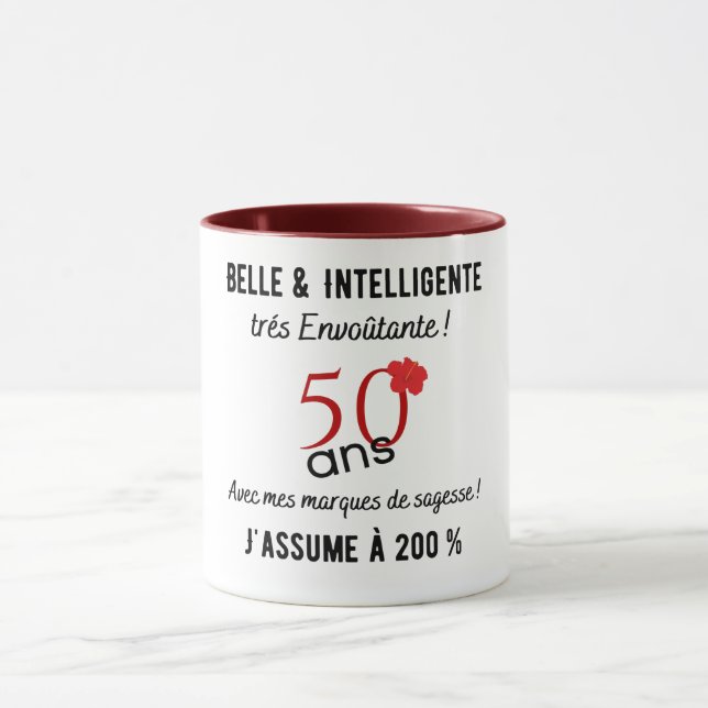 Mug anniversaire 50 ans (Centre)