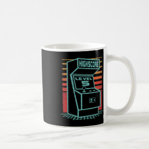 Mug Anniversaire 5 Ans Vieux Joueur Rétro Niveau Déblo