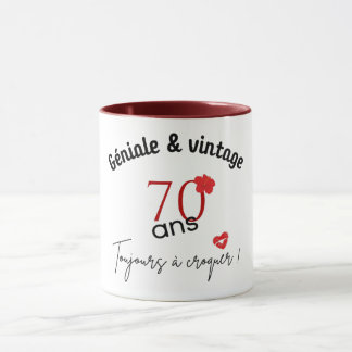 Mug anniversaire 70 ans