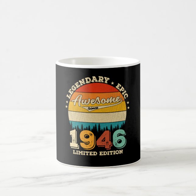 Mug anniversaire de 79 ans 1946 Magnifique 79e anniver (Centre)
