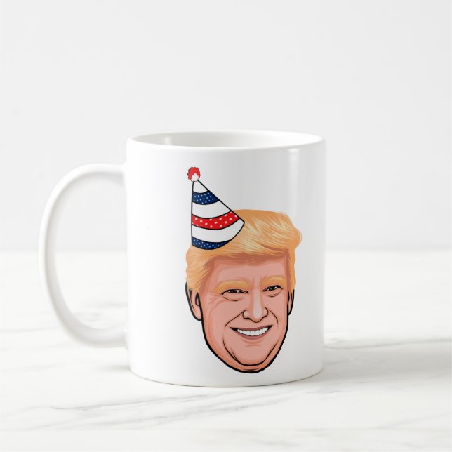 MUG ANNIVERSAIRE DE DONALD TRUMP (Gauche)
