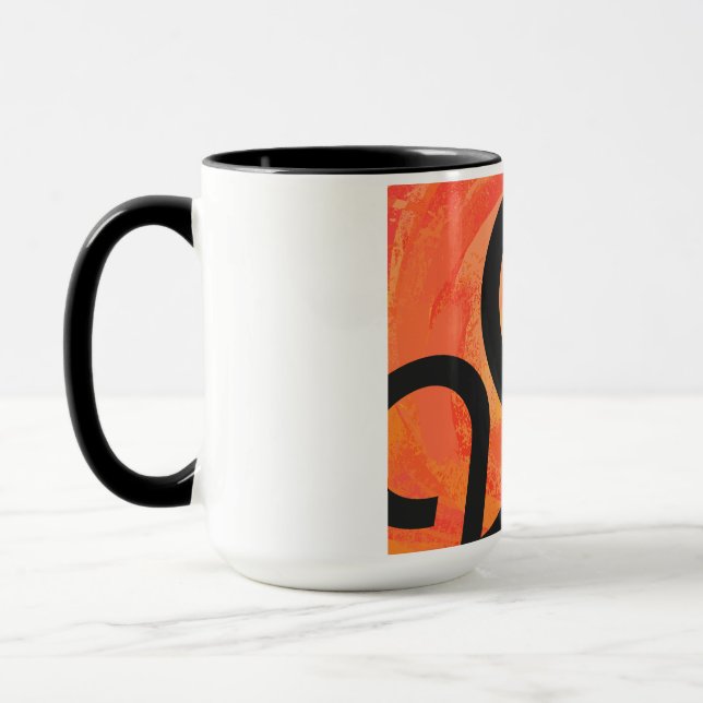 Mug Anniversaire de la décennie orange (Gauche)