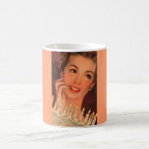 Mug Anniversaire de la ménagère rétro