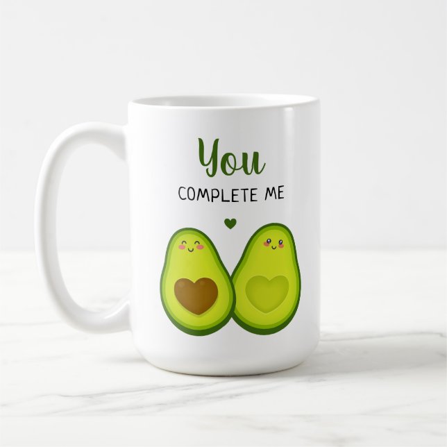 Mug Anniversaire de la petite amie d'Avocado (Gauche)