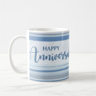 Mug Anniversaire de l'employé commercial Aquarelle gri