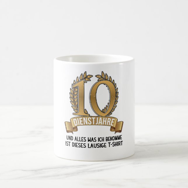 Mug Anniversaire De L'Entreprise 25 Ans D'Employés Soc (Centre)
