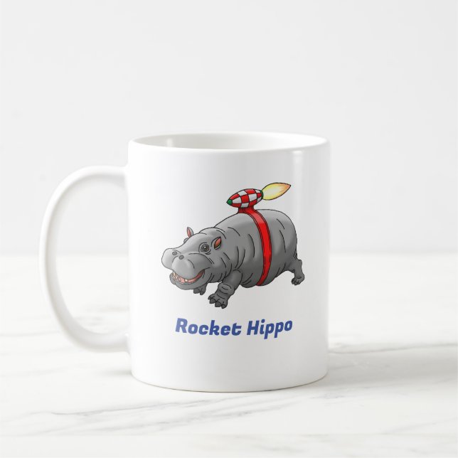 Mug Anniversaire de Rocket Hippo (Gauche)