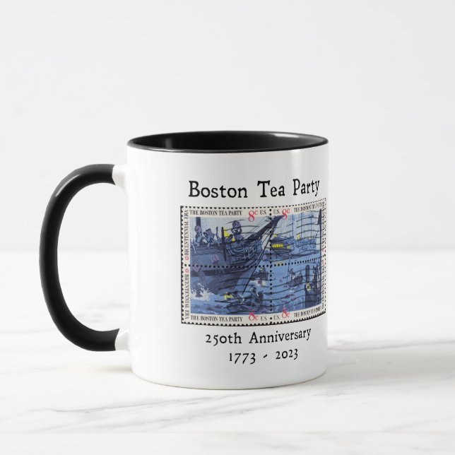 Mug Anniversaire de thé de Boston 250th (Gauche)
