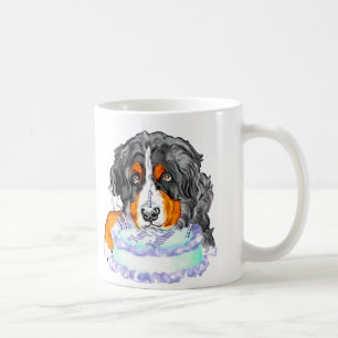 Mug Anniversaire de visage de gâteau de chien de