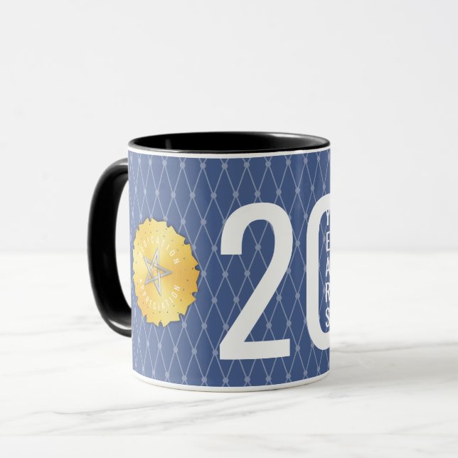 Mug Anniversaire d'étape importante des employés 20 (Devant gauche)
