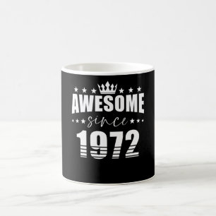 Mug Anniversaire Dit Awesome Depuis 1972