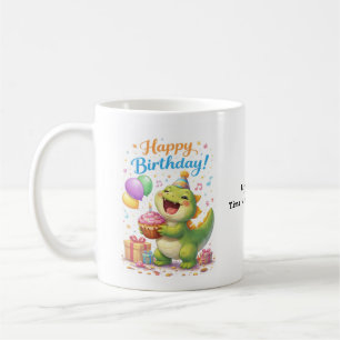 Mug Anniversaire Drôle de Dinosaure – “C'est l'heu