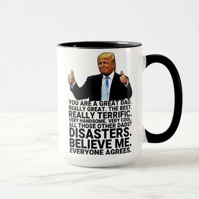 Mug Anniversaire funeste du père Trump  (Droite)