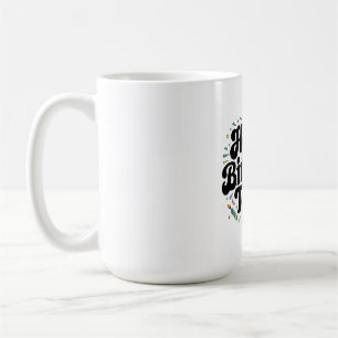 Mug Anniversaire Rétro Confettis
