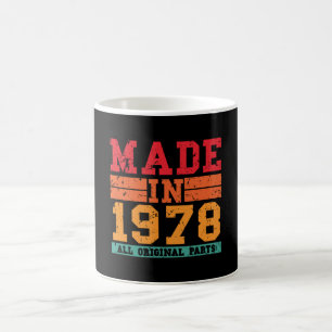 Mug Anniversaire Vintage de 1978