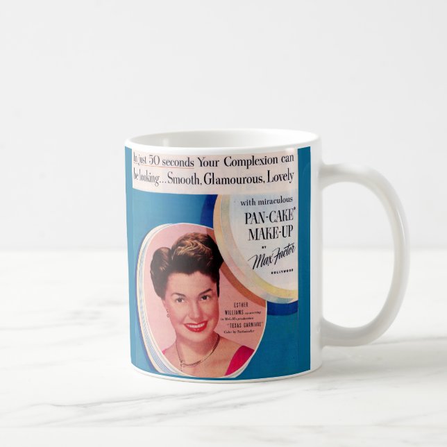Mug Annonce 1951 de maquillage d'Esther Williams (Droite)