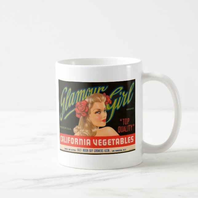 Mug Annonce de cru de légumes de la Californie de (Droite)