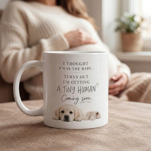 Mug Annonce de grossesse de chien (Créateur téléchargé)