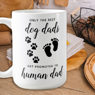 Mug Annonce De La Grossesse De Chien À Papa Humain