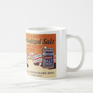 Mug Annonce vintage Washington, Iowa de sel