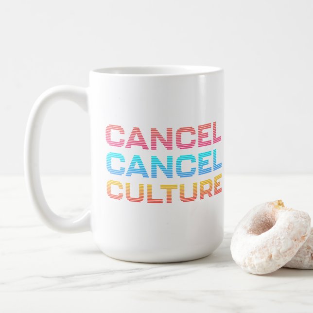 Mug Annuler Culture Anti Toxic Internet Mob (Avec donut)