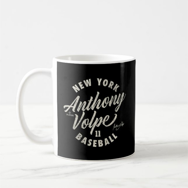 Mug Anthony Volpe New York Baseball Cureball Mlbpa (Gauche)