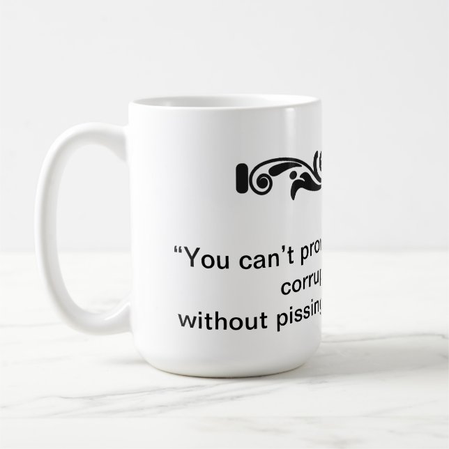 Mug anti-corruption (Gauche)
