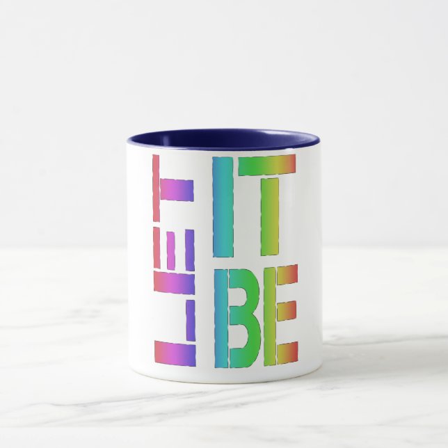 Mug Anti-discrimination laissez-le être un café inspir (Centre)