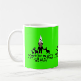 Mug Anti Obama, idiot de village