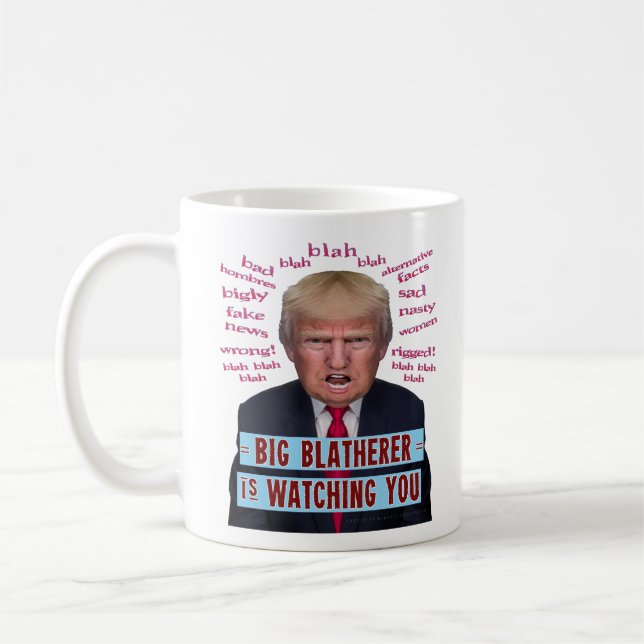 Mug Anti parodie politique du Président Donald Trump (Gauche)