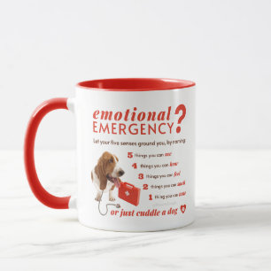 Mug Anxiété émotionnelle - Docteur Chien - Compte à re