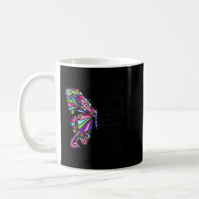Mug Août Fille Elle A Whisonné De Retour Je Suis La Te (Gauche)