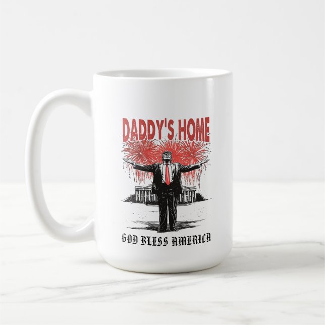 Mug *~* AP16 - Trump Daddy's Home  MAGA White House (Gauche)