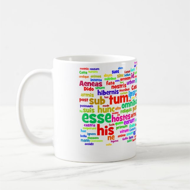 mug: ap latin 200 main words coffee mug (Left)