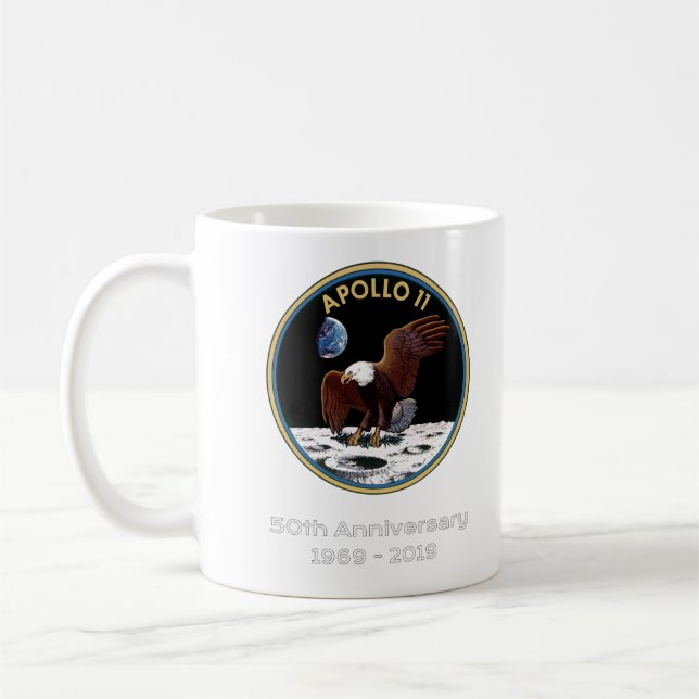 Mug Apollo 11 cinquantième Anniversary-2 (Gauche)