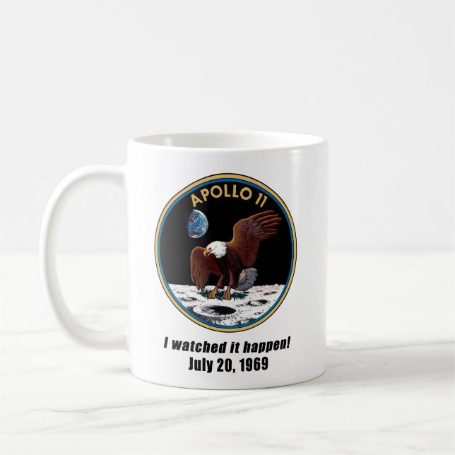 Mug Apollo 11 je l'ai observé se produire (Gauche)