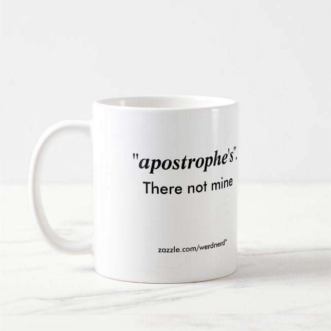 Mug Apostrophe (Gauche)